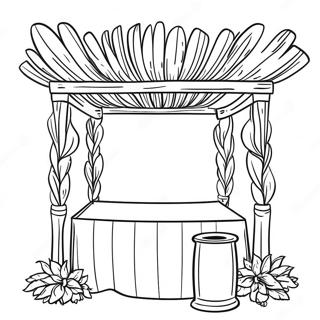 Sukkah Coloring Pages