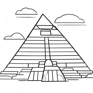 Ancient Egyptian Pyramid Coloring Page 50464-40284