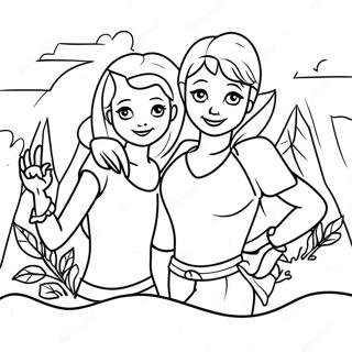 Diana And Roma Coloring Pages