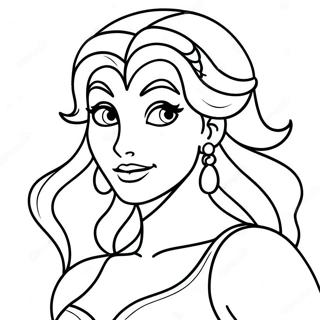 Megara Coloring Pages