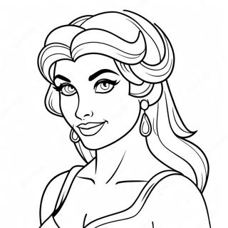 Megara Coloring Page 50473-40290