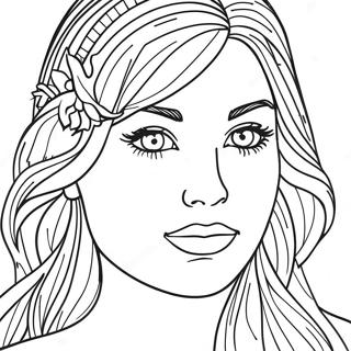 Ashley Coloring Page 50503-40309