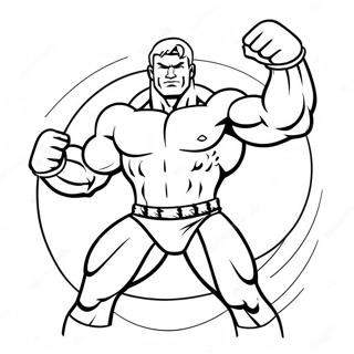 Strong Muscles In Action Coloring Page 50544-40344