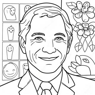 Stephen Sharer With A Bright Smile Coloring Page 50554-40355