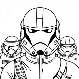 Bad Batch Characters Coloring Page 50573-40366