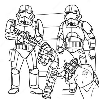 Bad Batch Characters Coloring Page 50573-40368