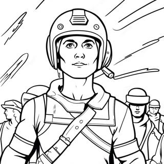 Hunter Leading The Bad Batch Coloring Page 50574-40372