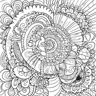 Serene Mandala Patterns Coloring Page 5057-4155