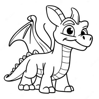 Spyro The Dragon Skylander Coloring Page 50604-40395