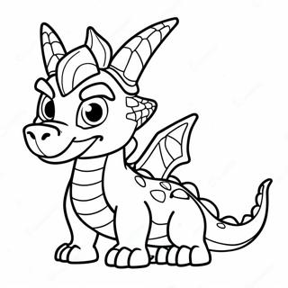 Spyro The Dragon Skylander Coloring Page 50604-40396