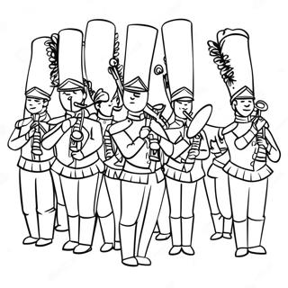 Marching Band Coloring Page 50613-40398