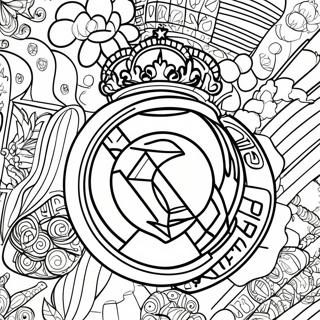 Champions League Logo Coloring Page 50623-40410