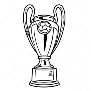 Champions League Trophy Coloring Page 50624-40407