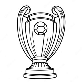 Champions League Trophy Coloring Page 50624-40408