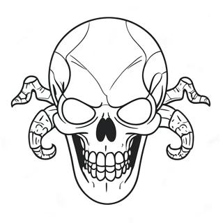 Skull Crawler Coloring Pages