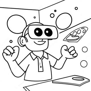 Exciting Vr Adventure Coloring Page 50644-40426