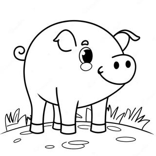 Alpha Pig In Action Coloring Page 50654-40437