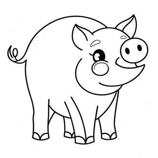 Alpha Pig In Action Coloring Page 50654-40439