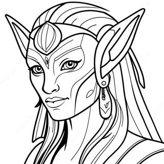 Avatar Banshee Coloring Pages