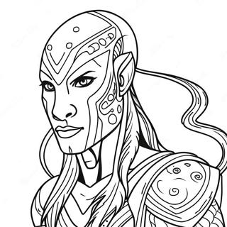 Avatar Banshee Coloring Page 50663-40435