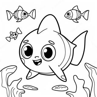 Super Simple Songs Baby Shark Halloween Coloring Pages