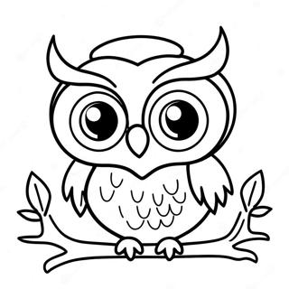 Halloween Owl Coloring Page 50673-40448