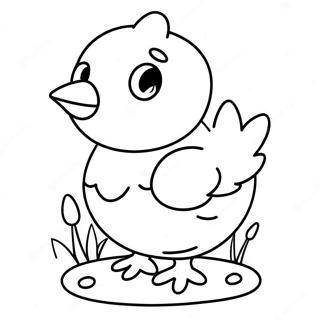 Easter Chick Coloring Page 50683-40453