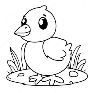 Easter Chick Coloring Page 50683-40455