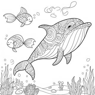 Whale Coloring Page 50693-40471