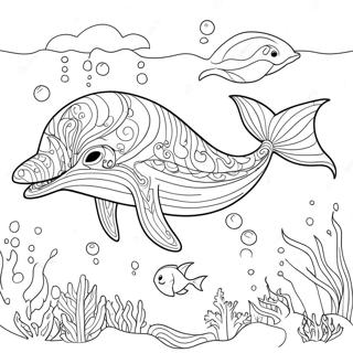 Whale Coloring Page 50693-40472