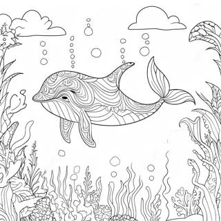 Whale For Adults Coloring Pages