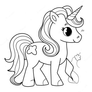 Cute Unicorn Coloring Page 50704-40473