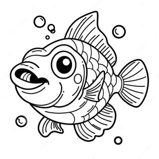 Piranha Coloring Pages