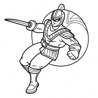 Power Rangers Samurai Coloring Pages