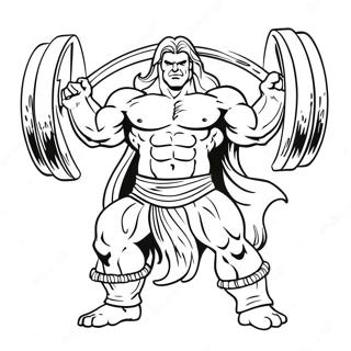 Strength Coloring Page 50803-40550