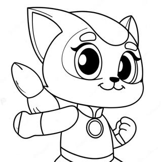 Rena Rouge In Heroic Pose Coloring Page 50824-40573