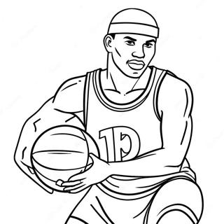 Slam Dunk Coloring Pages