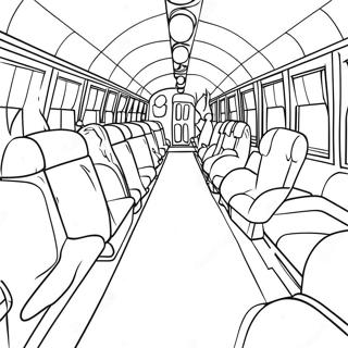 Polar Express Train Coloring Page 5086-4174