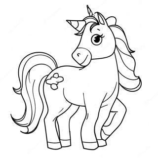 Princess Horse Coloring Pages