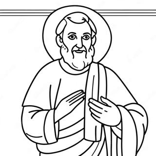 St Peter Coloring Pages