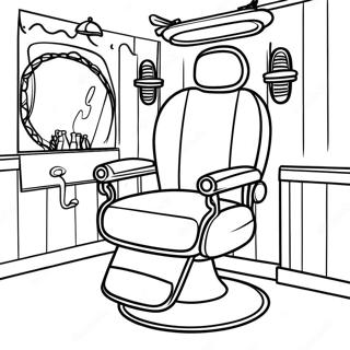 Barber Coloring Pages