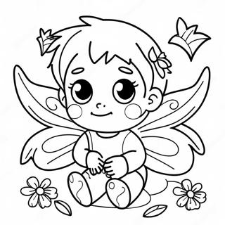 Boy Fairy Coloring Page 50923-40646