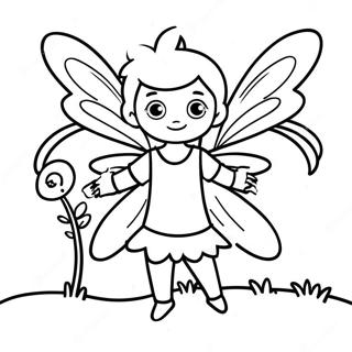 Boy Fairy Coloring Page 50923-40647