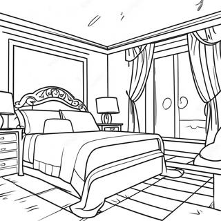 Dream Bedroom Coloring Pages