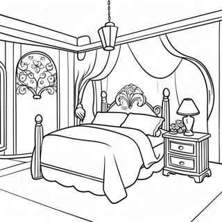 Dream Bedroom Coloring Pages