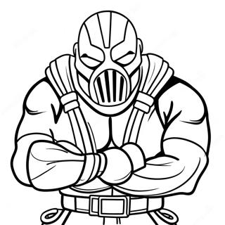 Bane In Dark Knight Rises Coloring Page 50954-40673