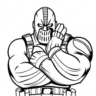 Bane In Dark Knight Rises Coloring Page 50954-40675