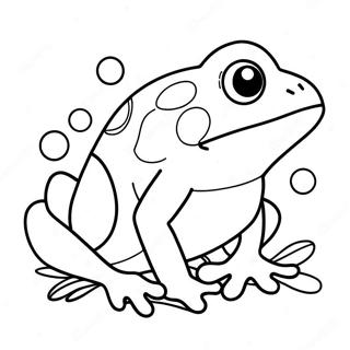 Kawaii Frog Coloring Page 50963-40683