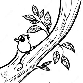 Tree Branch Coloring Page 50973-40692