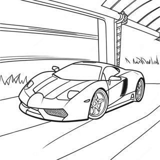 Sports Car Coloring Page 50993-40707